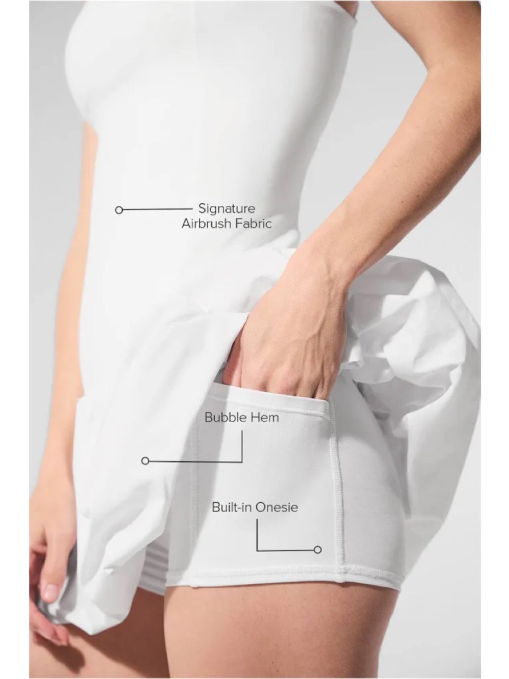 BNWOT ALO TENNIS BUBBLE DRESS - Picture 3 of 9